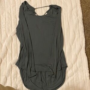 BKE Charcoal Long Sleeve Women's Top